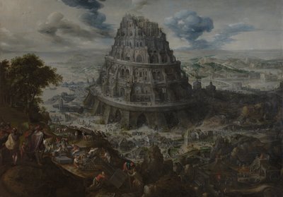 The Tower of Babel by Marten Valckenborch  the van Elder